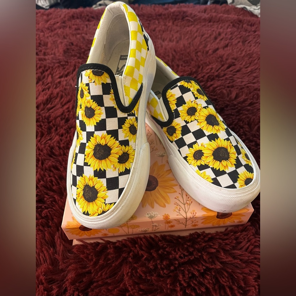 Sunflower platform vans •pre loved in good condition •